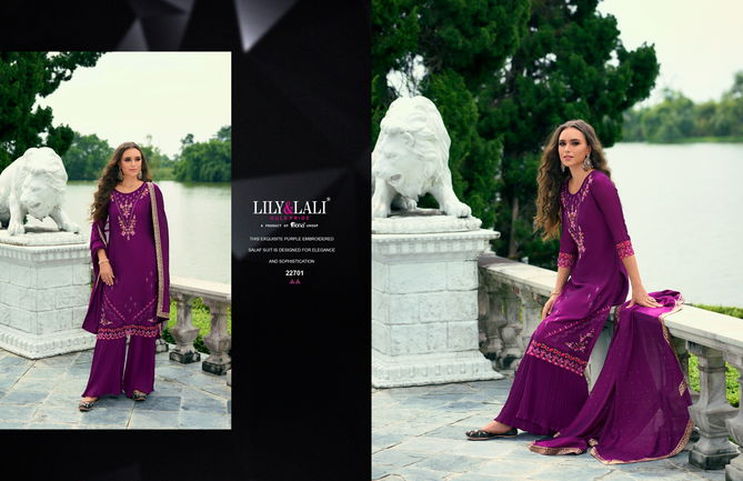 Malang 2 By Lily And Lali Vichitra Silk Embroidery Readymade Suits Wholesale Online